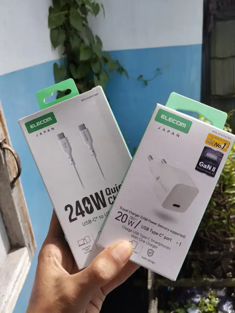 Charger Elecom C to C 240W Usb Kabel Premium