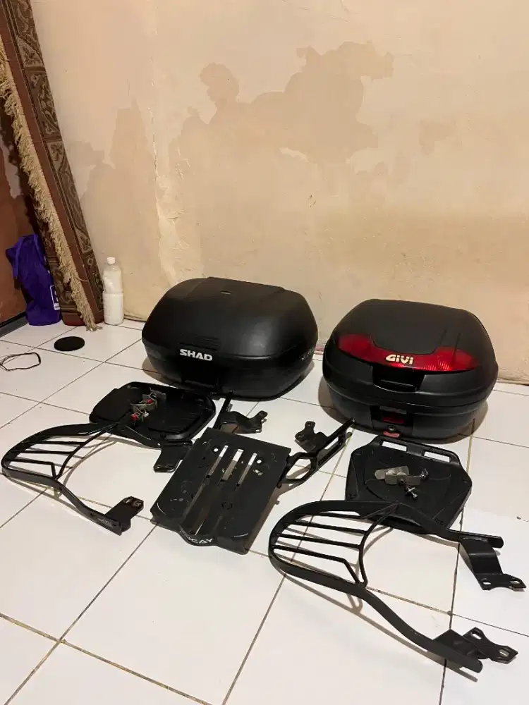 box shad sh42, box givi, breket box cb150r dan lain nya