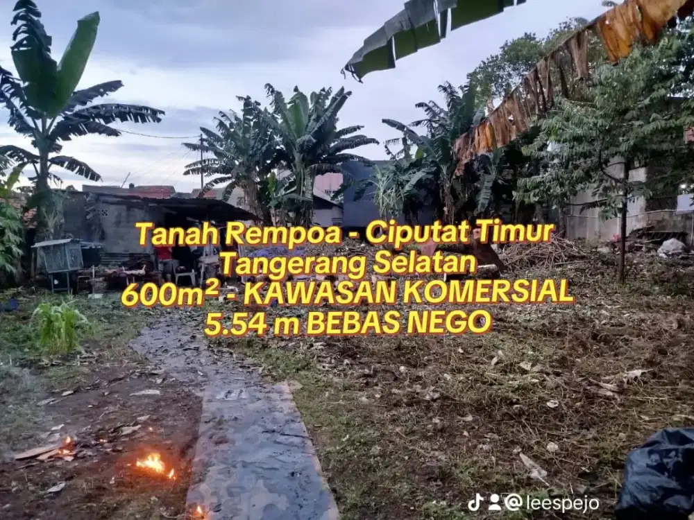 LOKASI EMAS! 600 m² cocok untuk kos, DIJUAL CEPAT