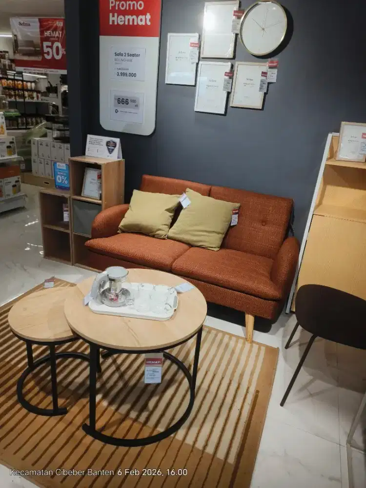 PESTA GAJIAN SELMA CILEGON SOFA BELINGHAM BROWN DISKON UP TO 60%