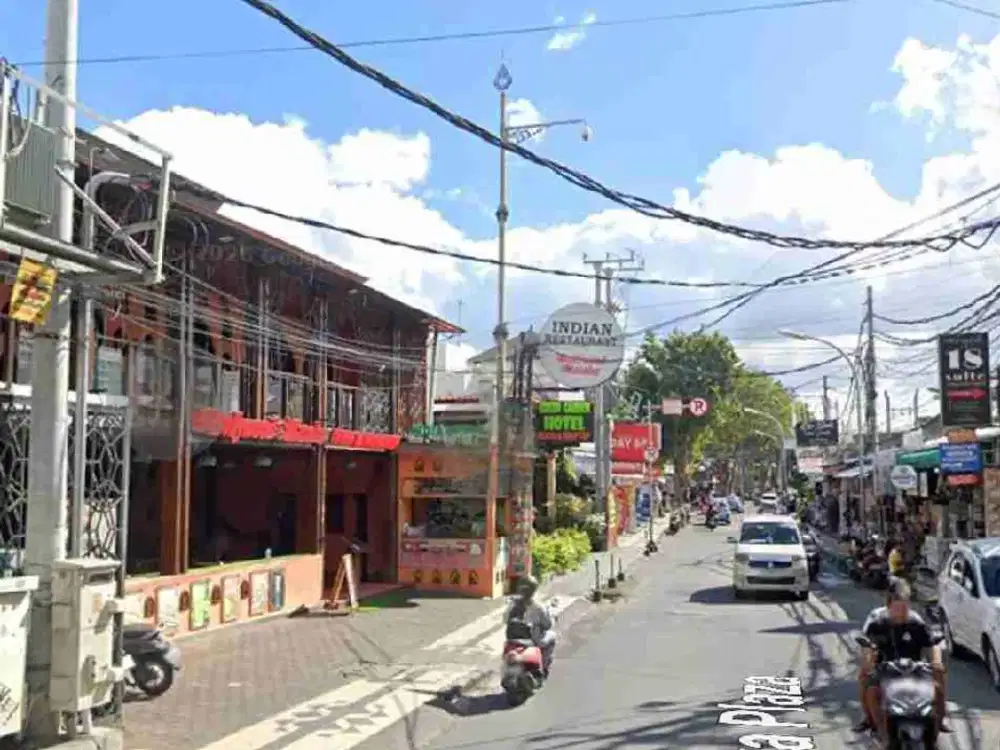 jual tanah dan bangunan 8 are lokasi premium jl Kartika Paza Kuta Bali