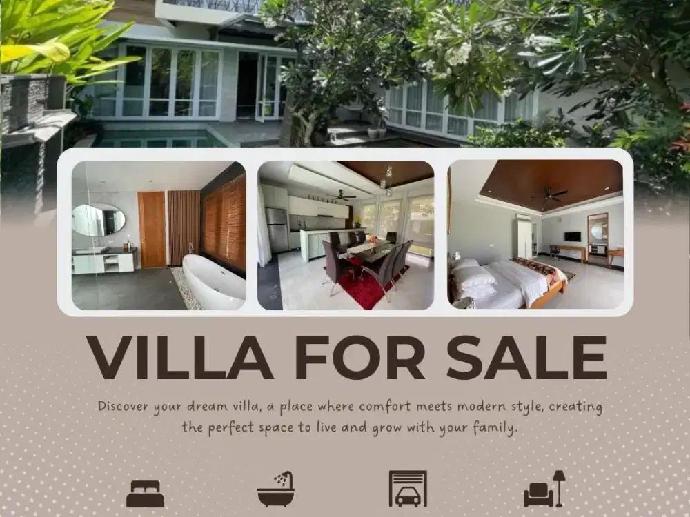 FOR SALE LUXURY VILLA WITH BEAUTY GARDEN AND SWIMMING POOL AT UNGASAN