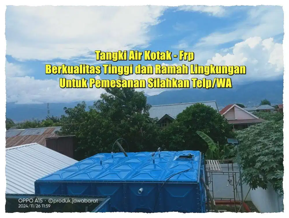 TANGKI PANEL FRP - PANEL FRP - PANEL TANK - GROUND TANK - TANGKI PANEL