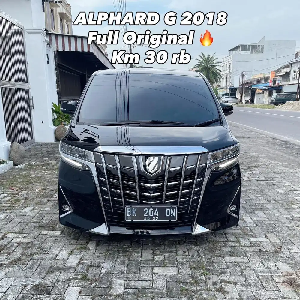 [Km30rb]Toyota Alphard G 2018 A/T Full Original