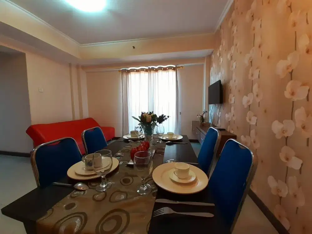 DISEWAKAN APARTEMEN FURNISHED WATERPLACE RESIDENCE 3BR FULL FURNISHED