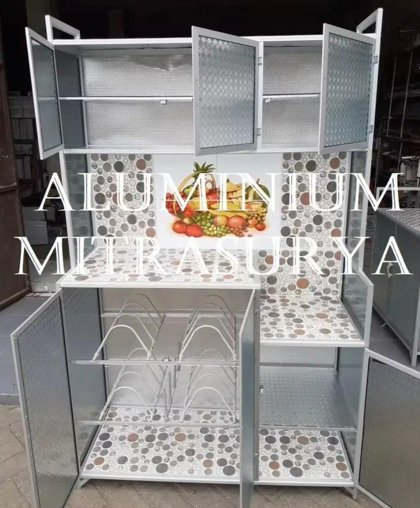 Rak Piring Aluminium Keramik