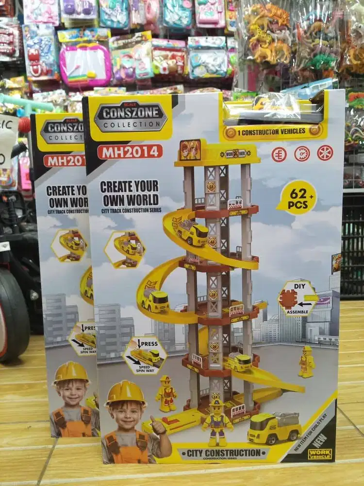 mainan anakk trackk konstruksii