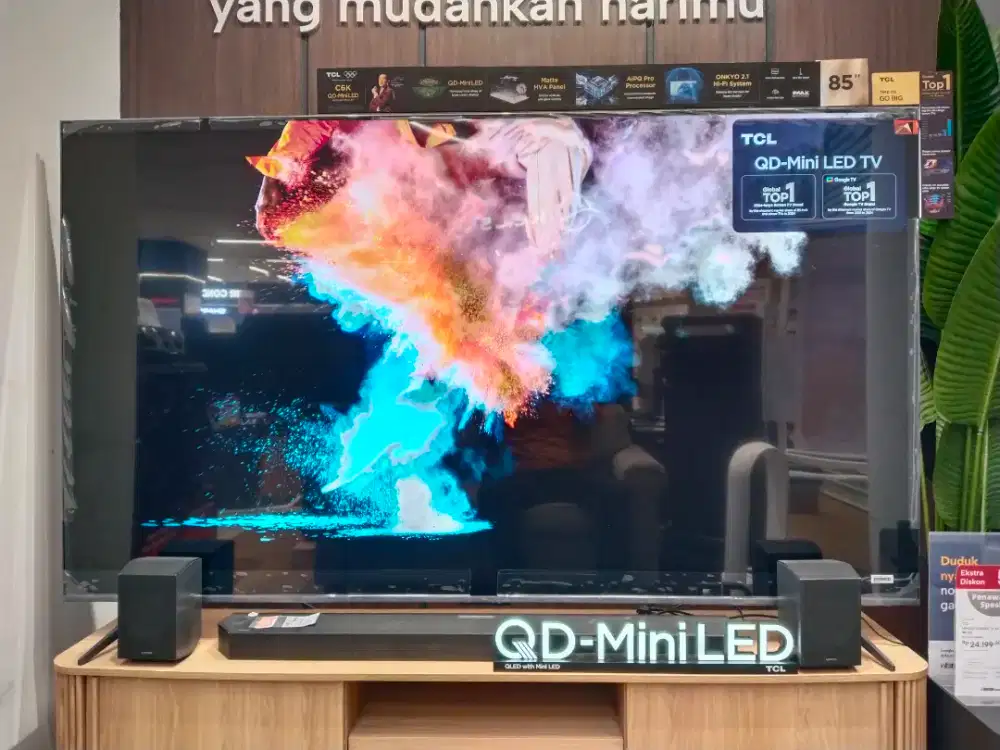 TCL MINILED GOOGLE TV 4K 85