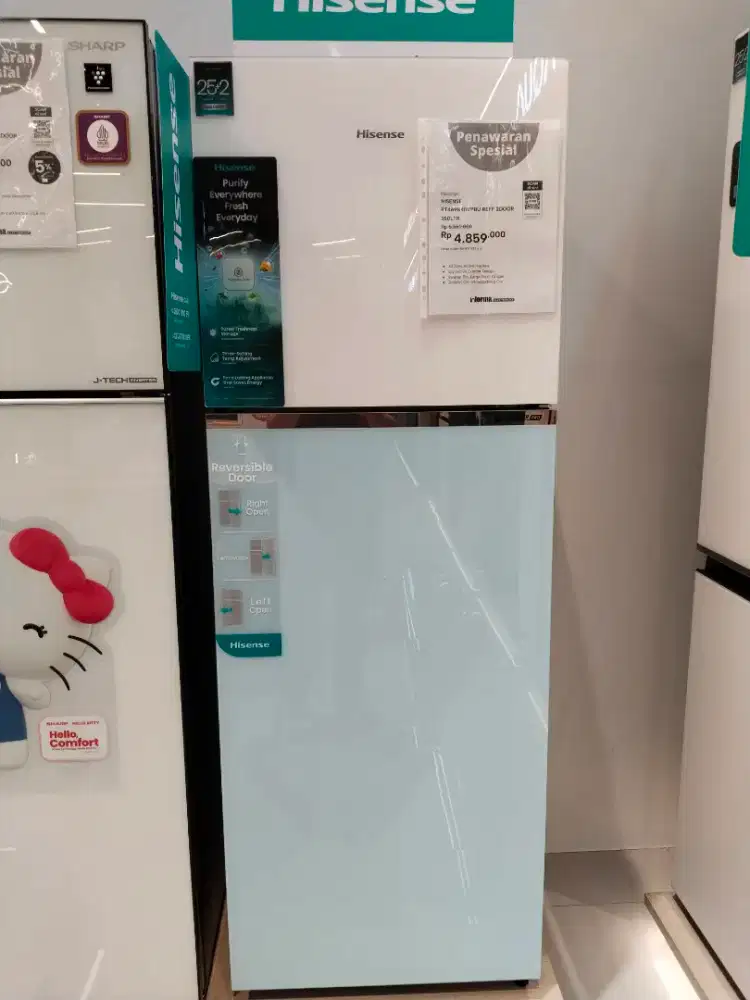 KULKAS HISENSE 2 PINTU 350LTR