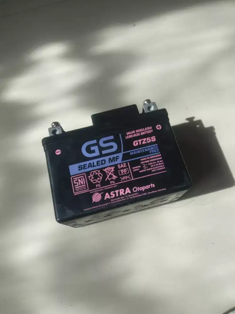 Jual Aki Motor Bekas Merek GS GTZ5S