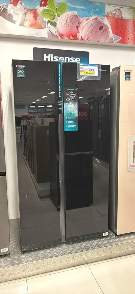 Kulkas side by side Hisense