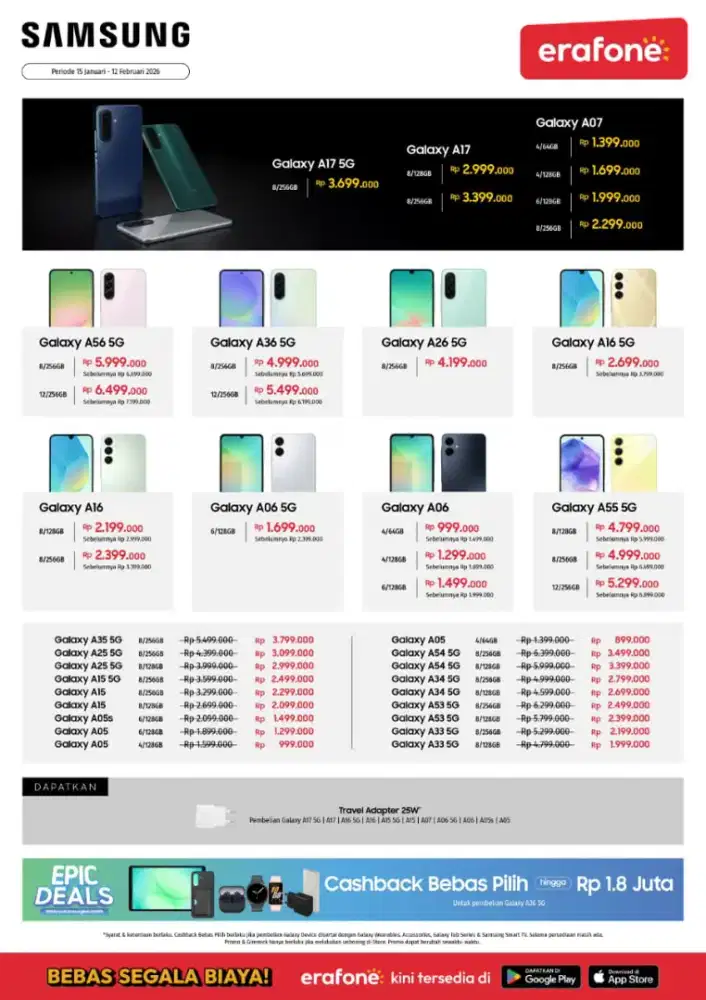 New handphone samsung