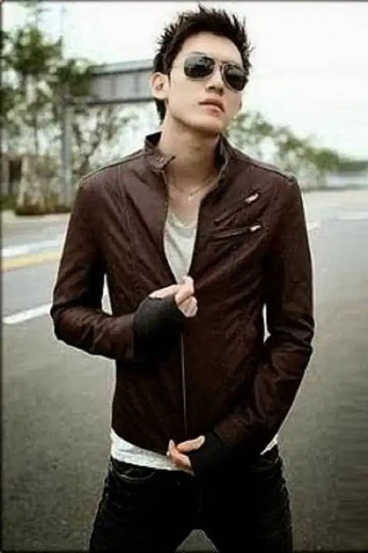 Jaket Kulit Double Check Korean Style – SK14