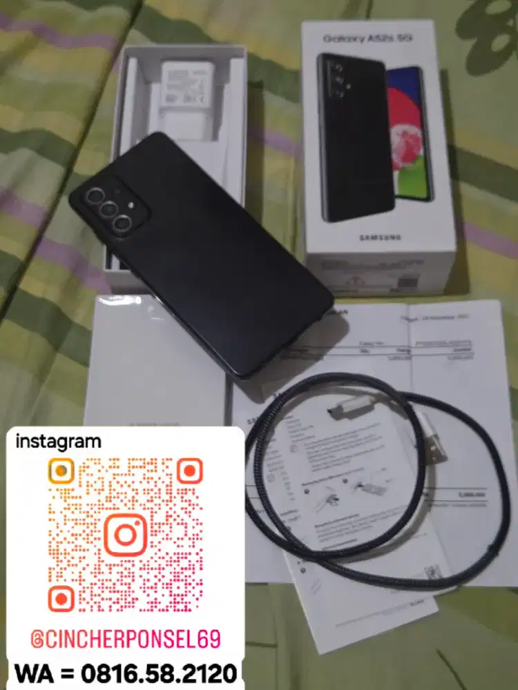 Jual hp tangan pertama Samsung A52s 5G 8/256 SEIN Resmi Indonesia