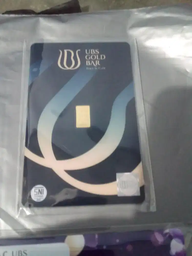 Logam Mulia Emas Batangan UBS 0.5 gram bukan Antam
