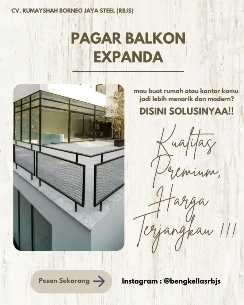 PAGAR BALKON EXPANDA