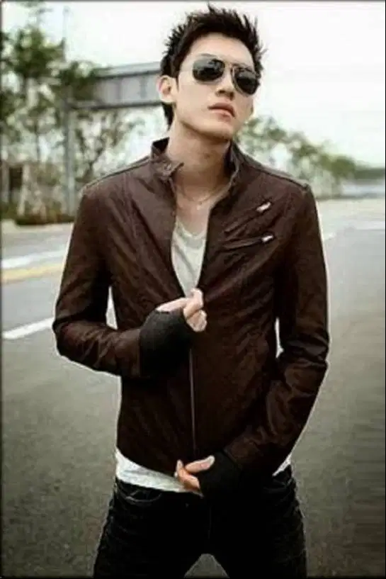 Jaket Kulit Double Check Korean Style – SK14