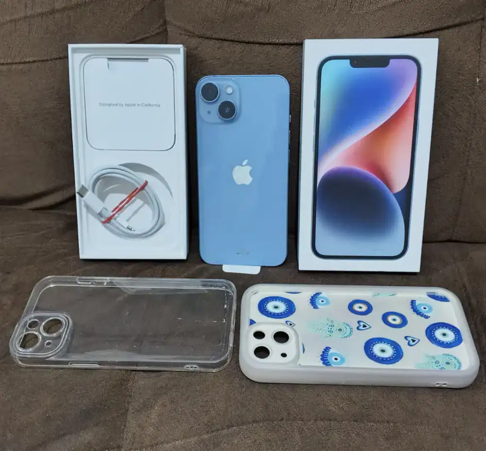 Iphone 14 128GB Blue Ex Resmi iBox MULUS Segel NOMINUS Siap Pakai