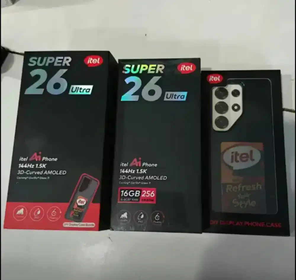 Itel S26 Ultra 8/128 - 8/256 + DIY Case BNIB Garansi Resmi Indonesia