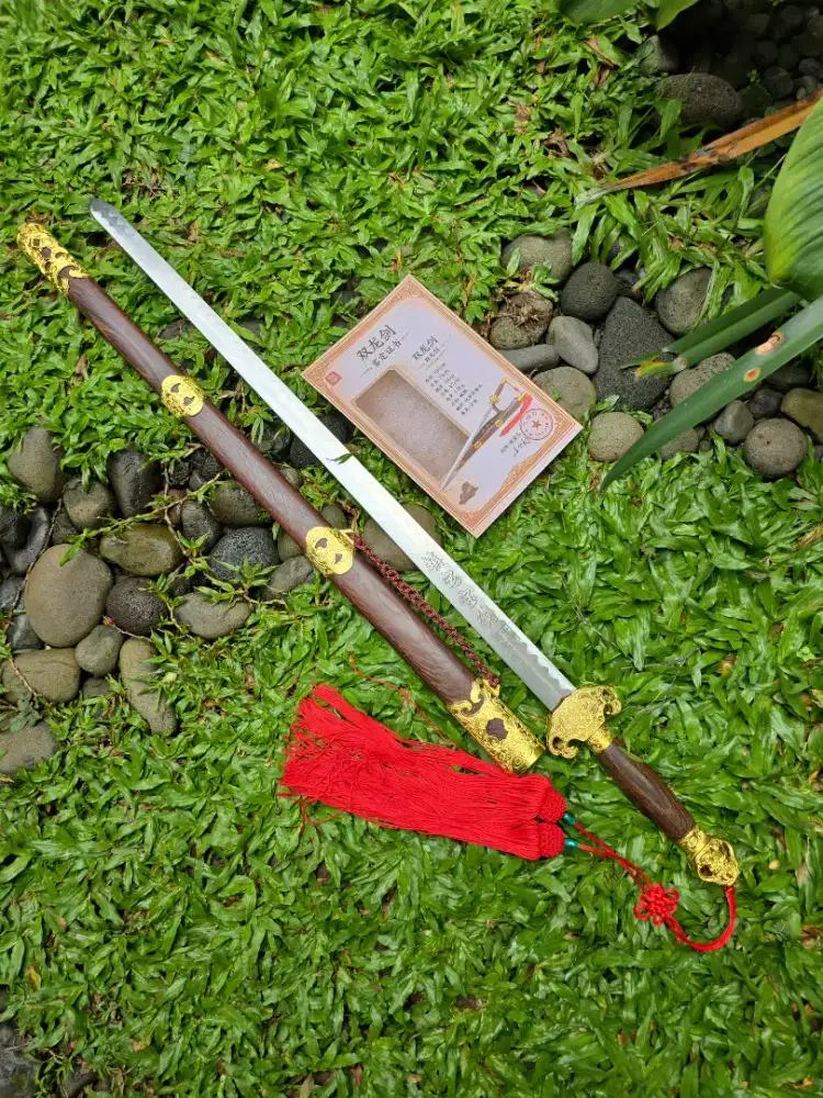 Pedang china Double Golden dragon jian sword mrswordman