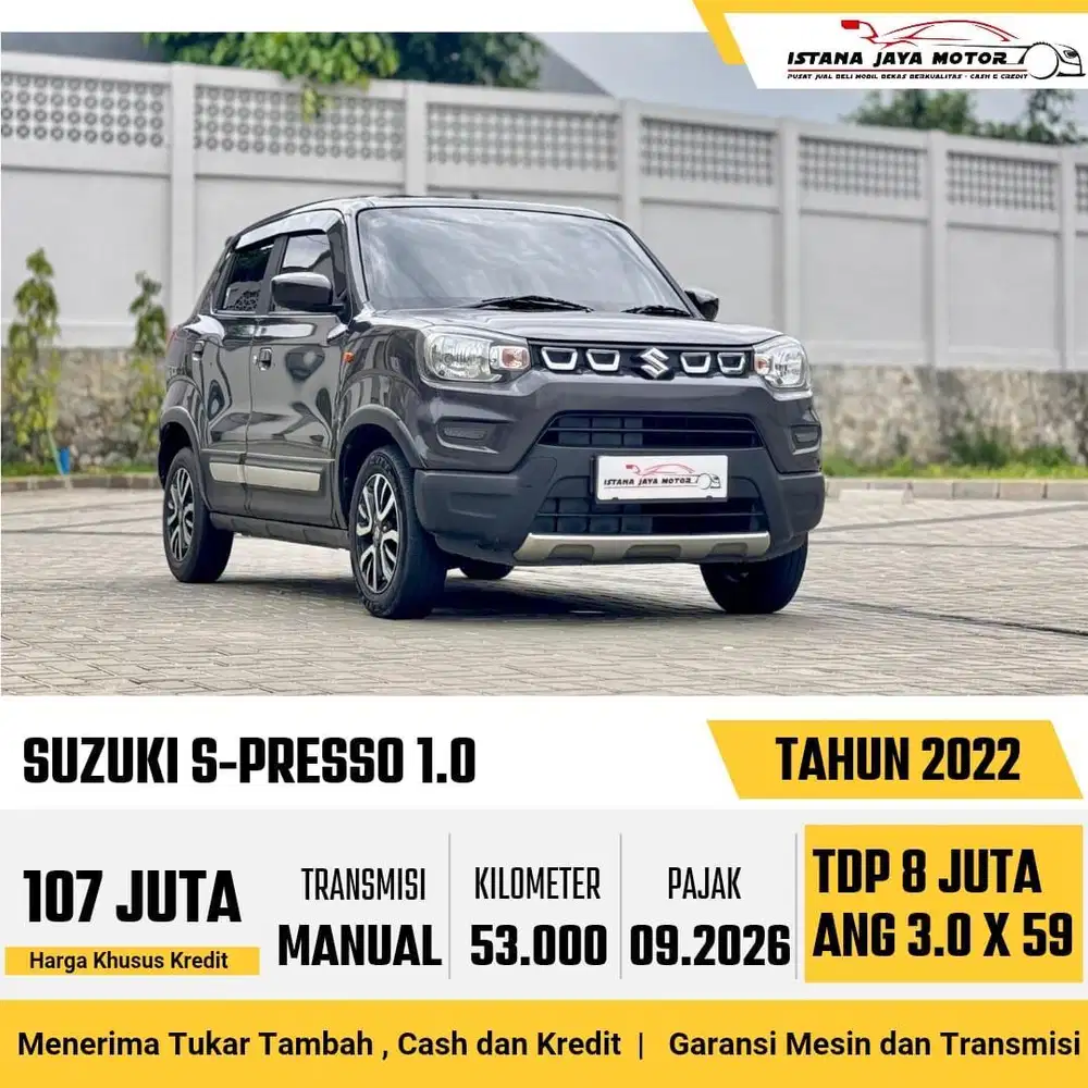 Suzuki S Presso 1.0 Manual 2022 Abu