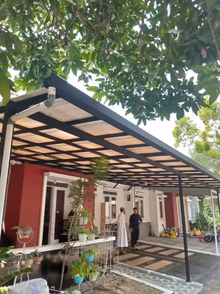 Kanopi atap alderon include talang air part 018