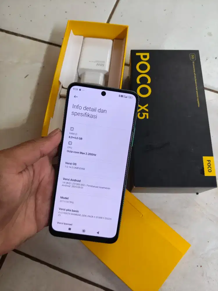 Poco X5 5G 8/256 fullset nominus