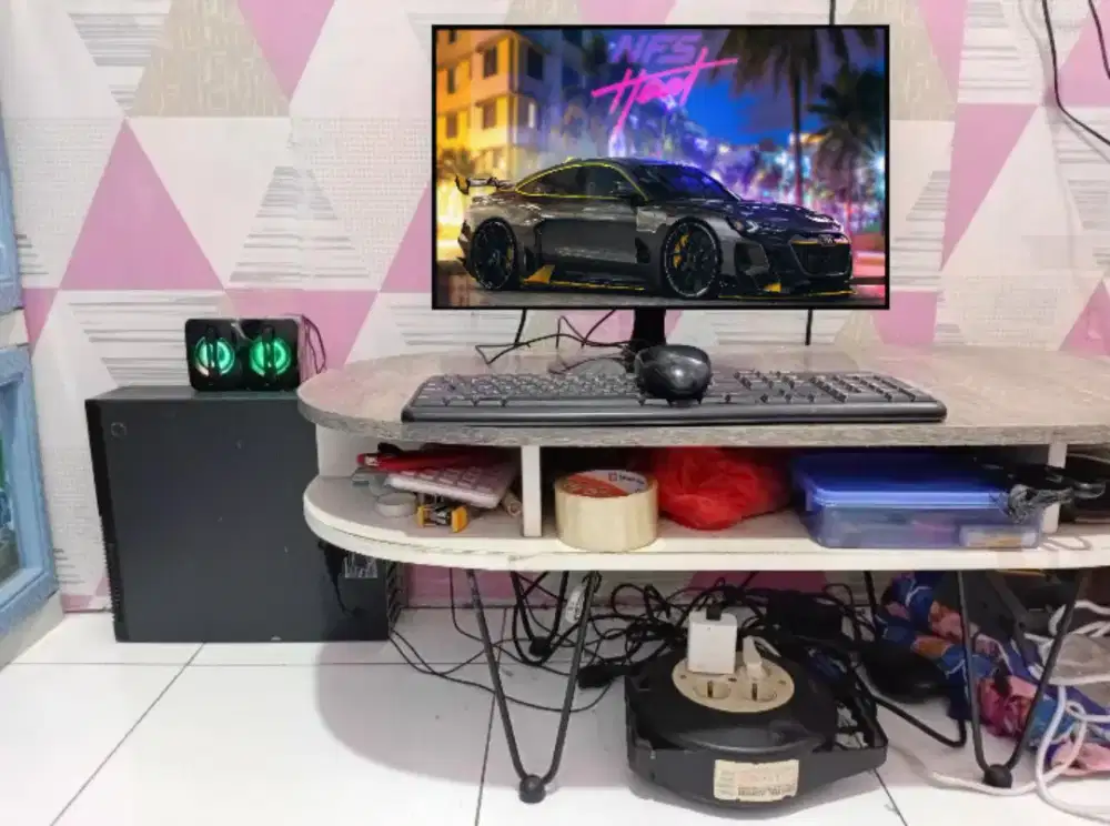 PC GAMING DESIGN + LCD + RAM 8 GB + VGA 1 GB + HD 500 GB + GAMES APP