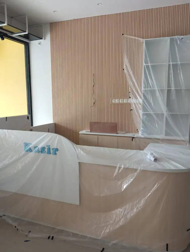 Meja Kasir / Booth Custom Set