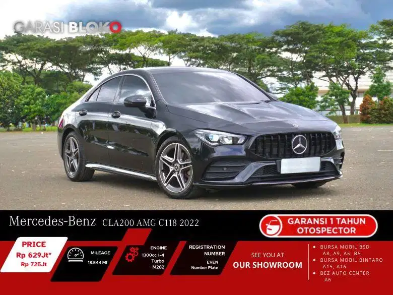 (Odo 18rb Warranty ON) Mercedes Benz CLA200 AMG C118 Coupè 2022