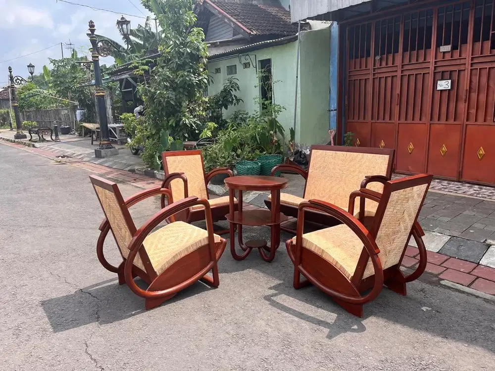 Kursi Sedan Perahu Kursi Klasik istimewa bahan full jati lawasan
