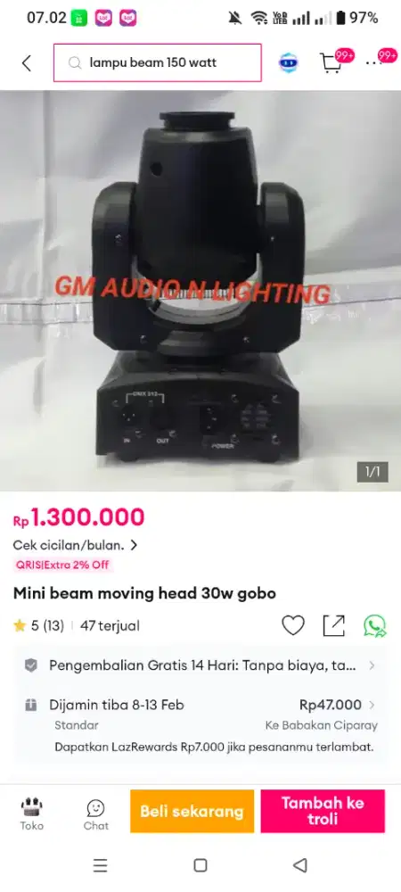 Mini beam bekas harga untuk 3 unit
