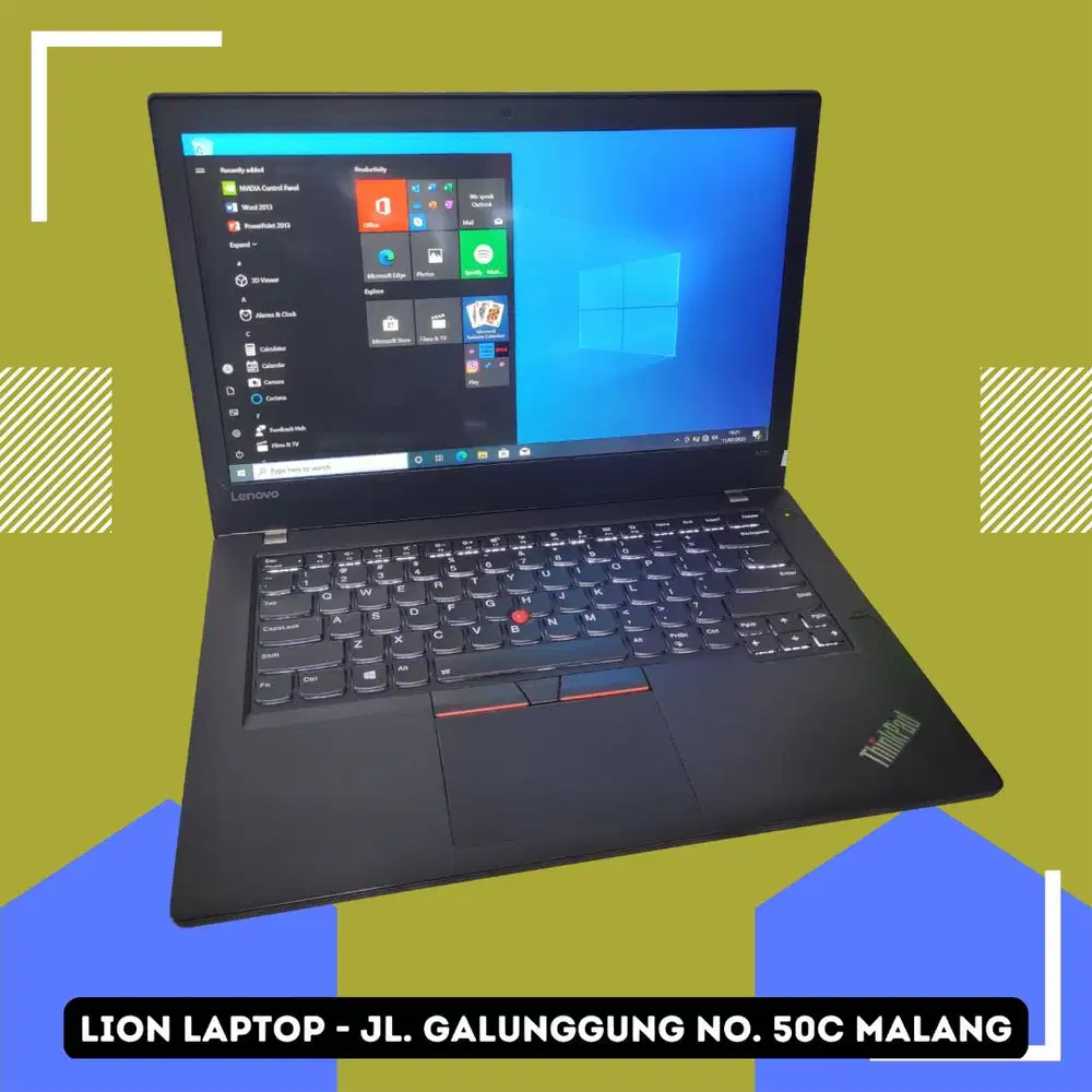 RAM 8GB SSD 256GB i5 Touchscreen Lenovo Thinkpad T470 [07|02]