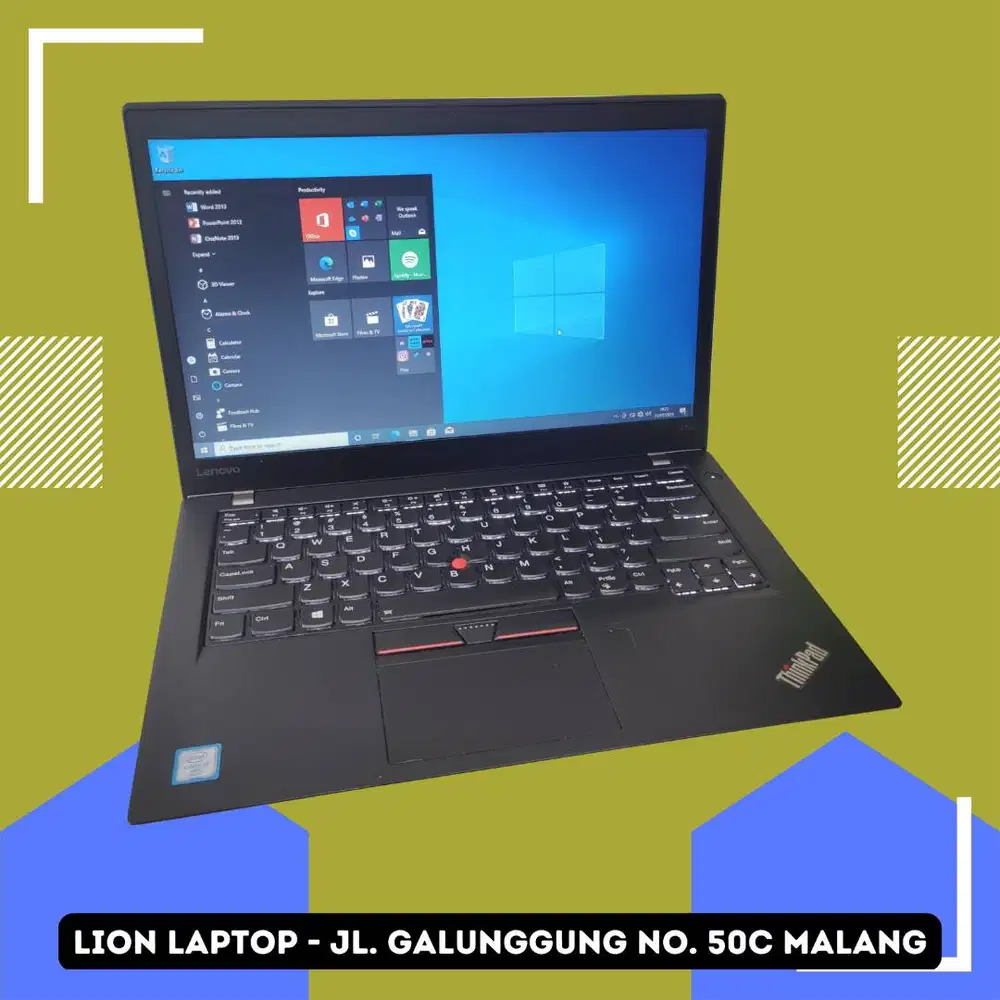 RAM 8GB SSD 256GB Core i7 SLIM Lenovo Thinkpad T470s [07|02]