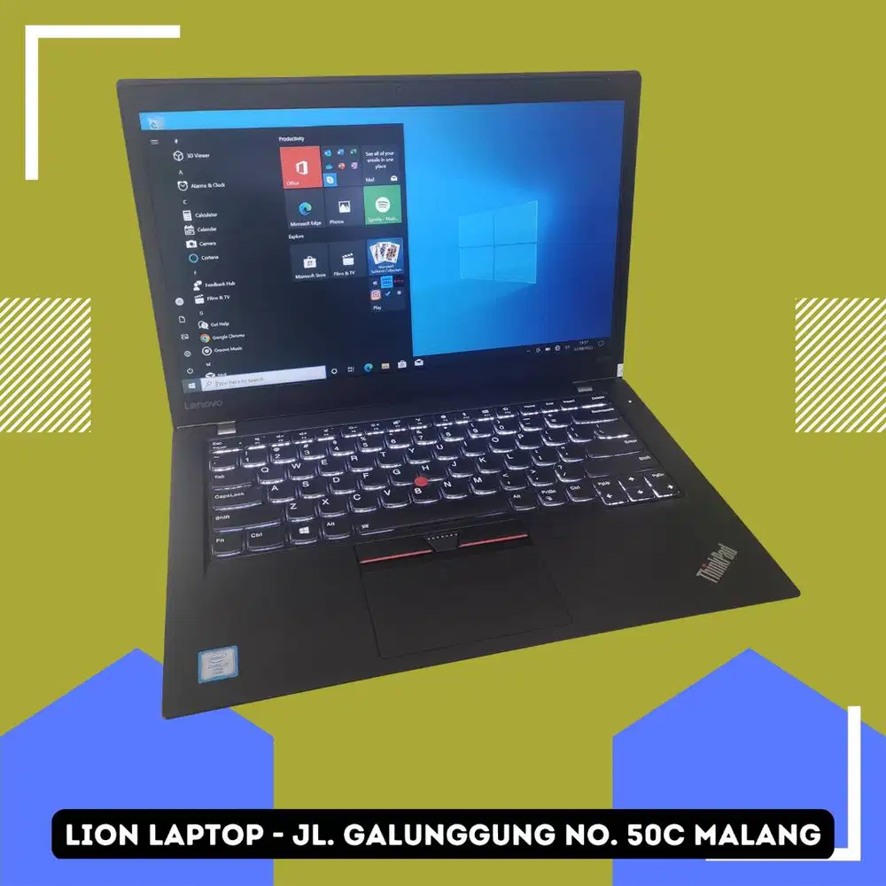 RAM 8GB SSD 256GB Core i5 Touchscreen SLIM Lenovo Thinkpad T470s [07|0