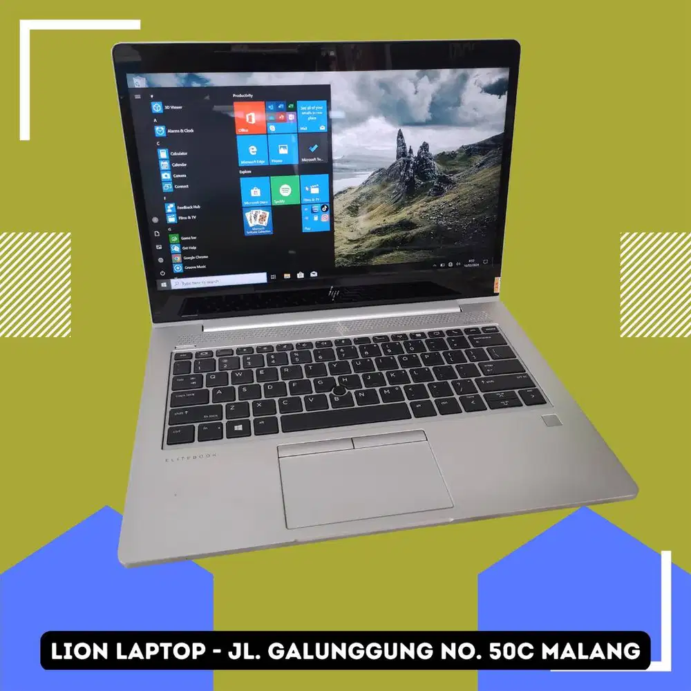 Core i7 gen 8 RAM 8GB Touchscreen Slim HP Elitebook 830 G6 [07|02]