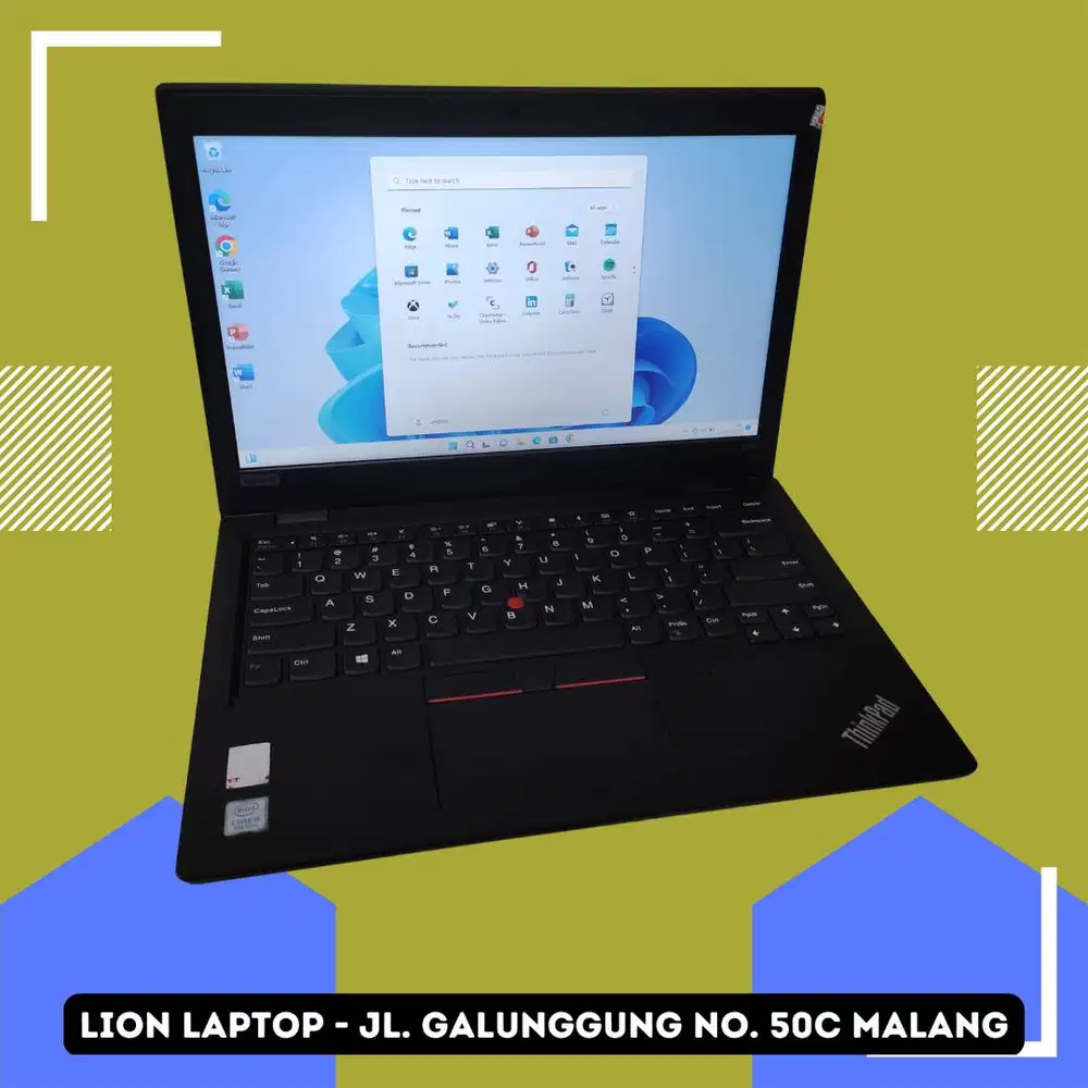 Core i5 Gen 8 RAM 8GB SSD 256GB Lenovo Thinkpad L390 [07|02]