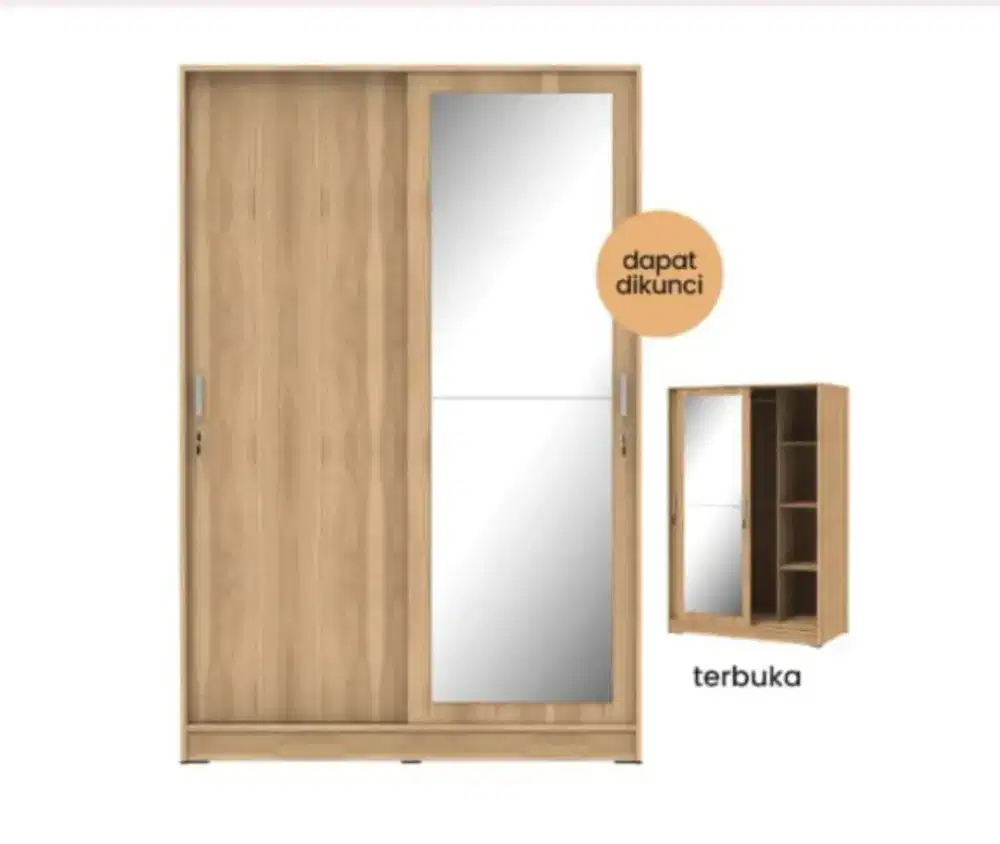 CIARA LEMARI SLIDING 2 PINTU