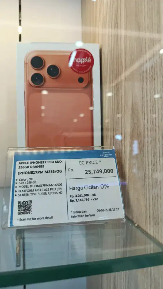 KREDIT IPHONE 17 PRO MAX ORANGE PAKE HOMECREDIT CUKUP KTP SAJA!