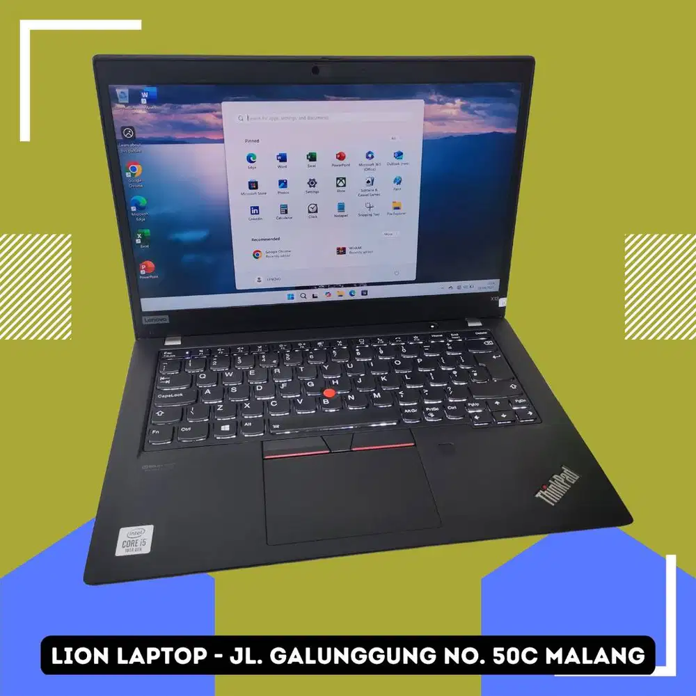 Core i5 Gen 10 slim mulus RAM 8GB SSD 256 Lenovo Thinkpad X13 [07|02]