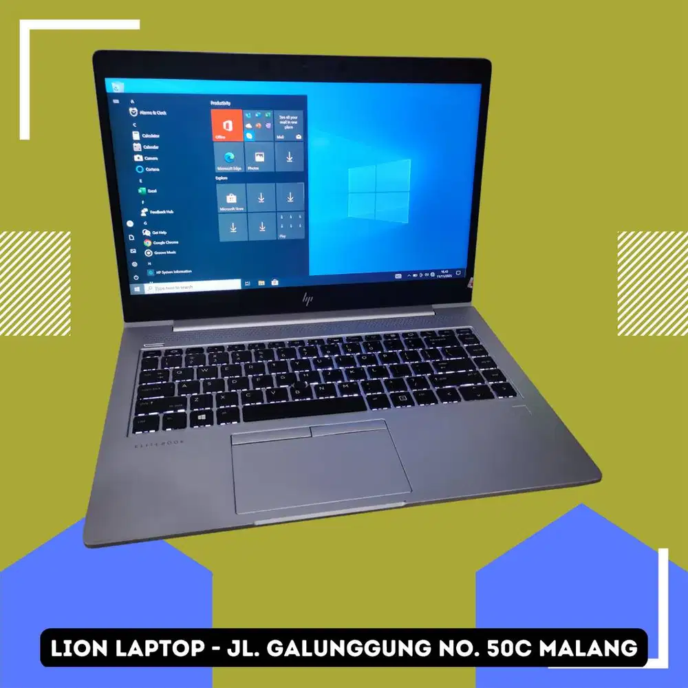 FUll Aluminium Body Core i7 gen 8 8/256 HP Elitebook 840 G6 [07|02]