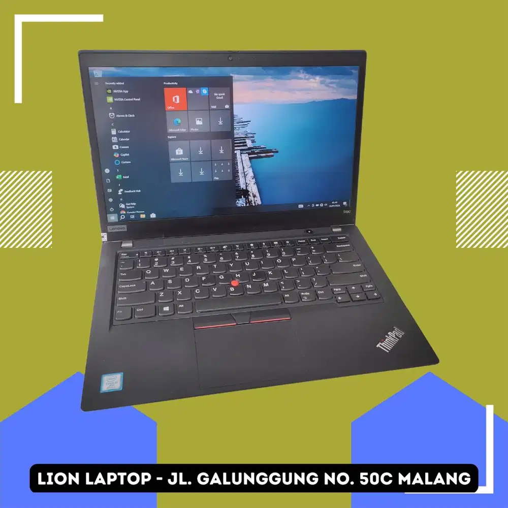 Double VGA NVIDIA Core i5 8/256 Slim Lenovo Thinkpad T490 [07|02]