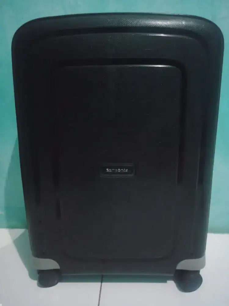 Koper samsonite spinner tipe scure frame cabin size 20 inchi original