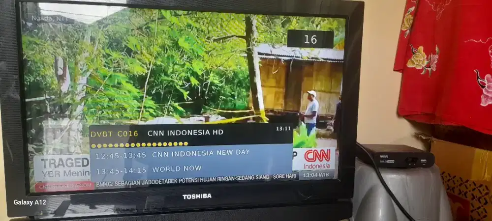 Dijual cepat Tv Toshiba + stb