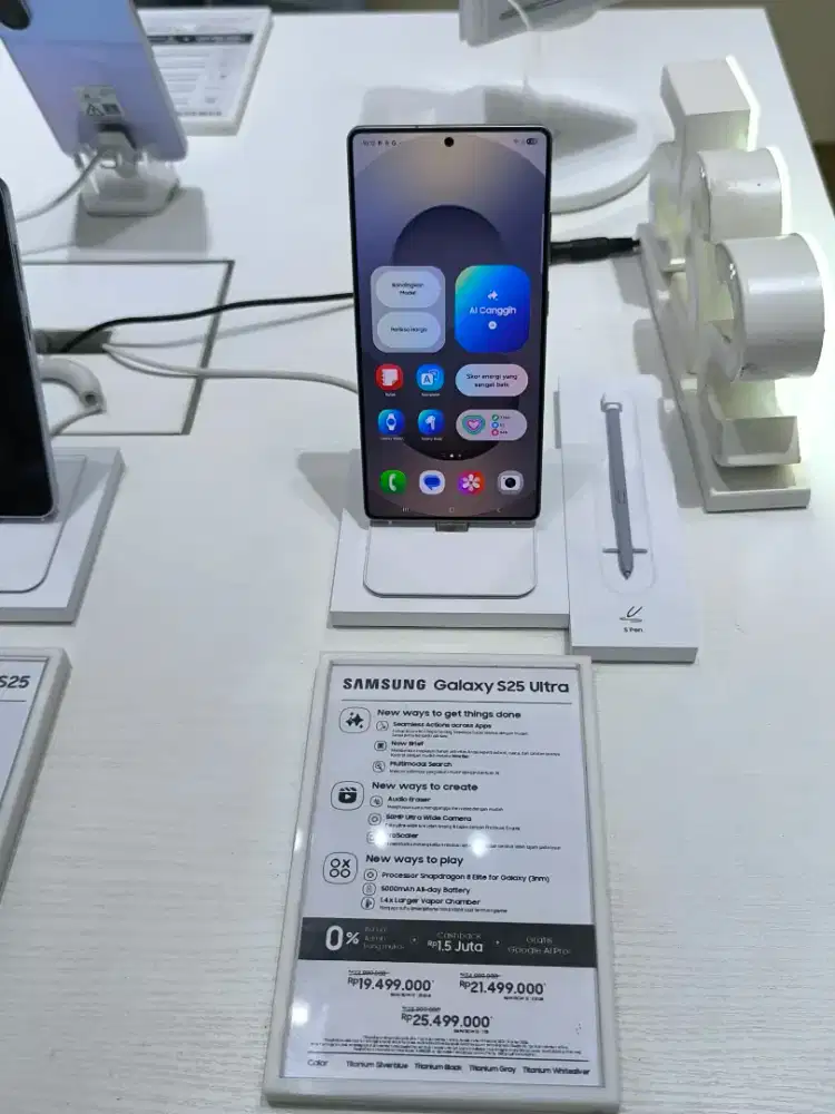 SAMSUNG GALAXY S25 ULTRA CASHBACK UP TO 5JT CICILAN 0% KTP SAJA