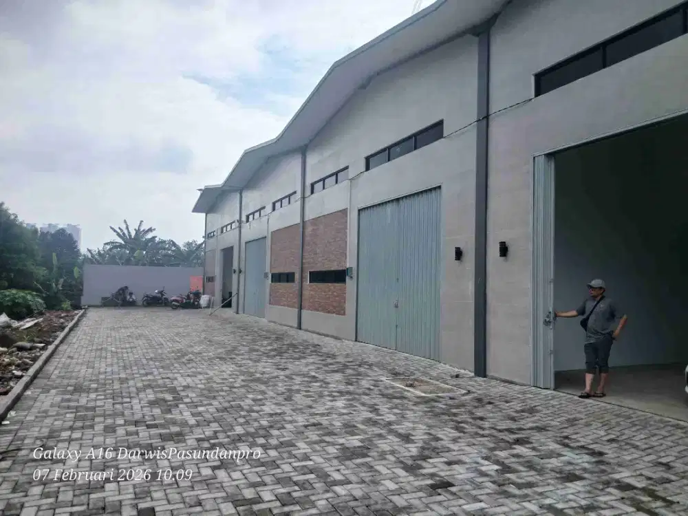 Disewakan gudang jl ry pagedangan bsd