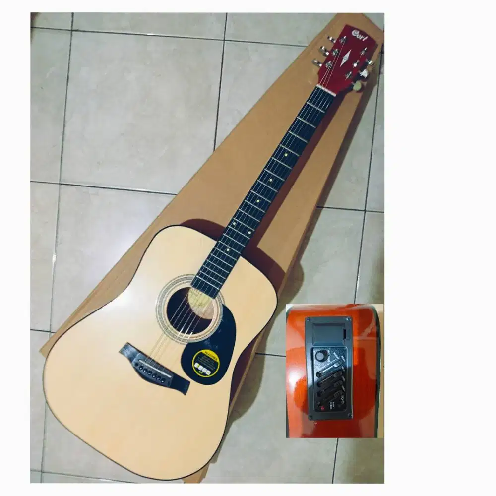 GITAR AKUSTIK NATURAL GLOSSY KONDISI BARU