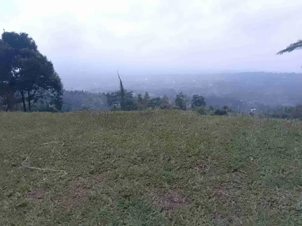 di jual lahan view lepas siap bangun villa di megamendung