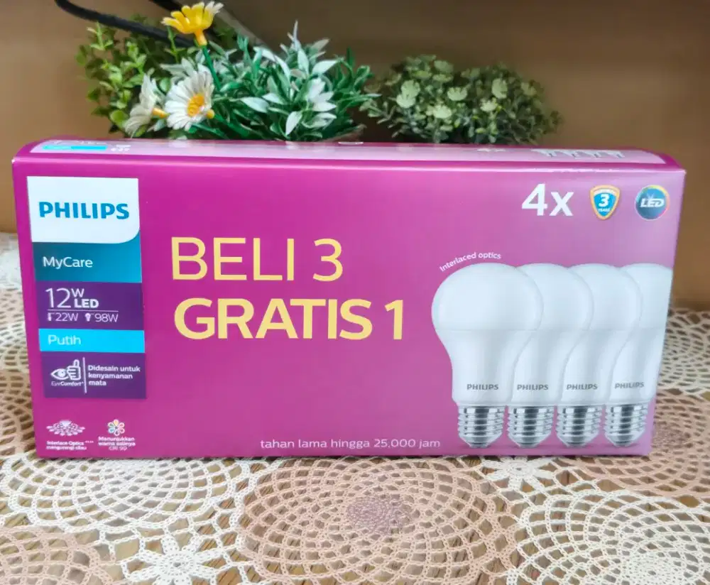 Lampu Bohlam Philips LED Original