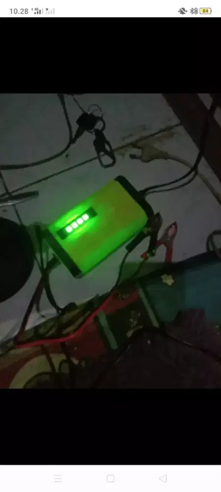 Alat cas aki motor 12 volt